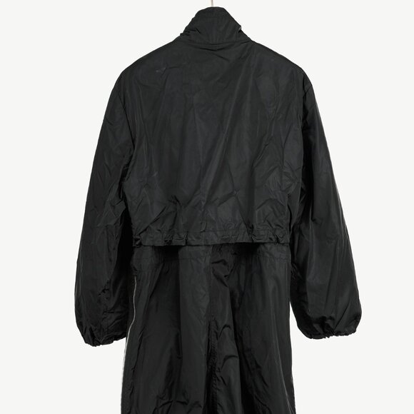 Louis Vuitton Noir Nylon Logo-Print Sporty Long Parka - Picture 3 of 16